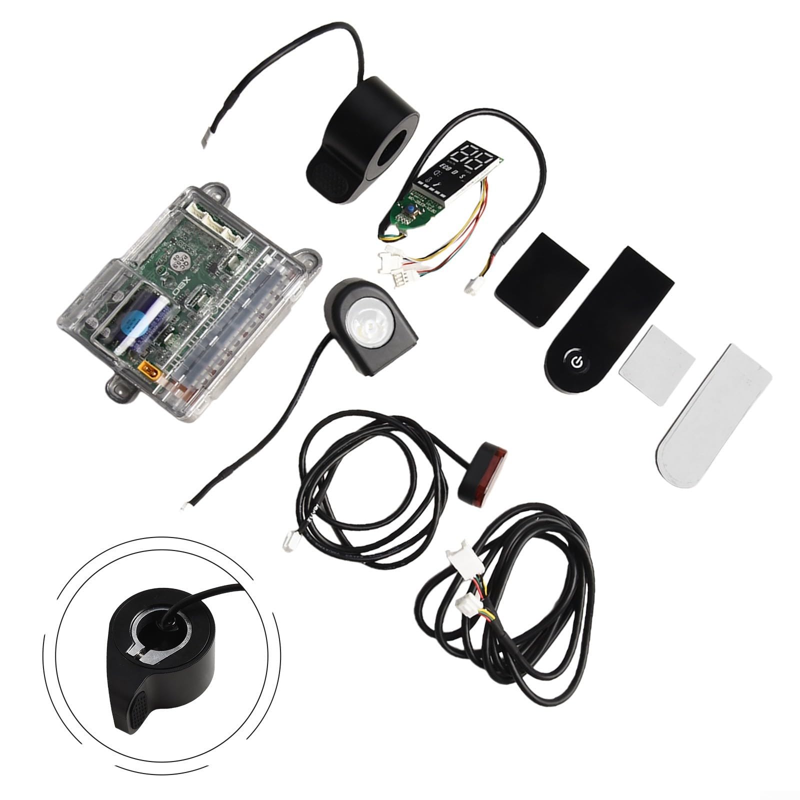 Scooter Controller Kit für Xiaomi für m365 für Pro 2 Essential | Kompatibel mit M365, Pro, für 1s, Essential; einfache Installation, Hardware- und Gummiaufbau, langfristige Haltbarkeit