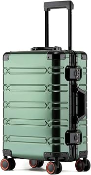 OLOTU Strong Light Luxury Cabin Luggage with Wheels Abrasion Resistance All-Aluminum Magnesium Alloy Trolley Case Business Luggage Sturdy