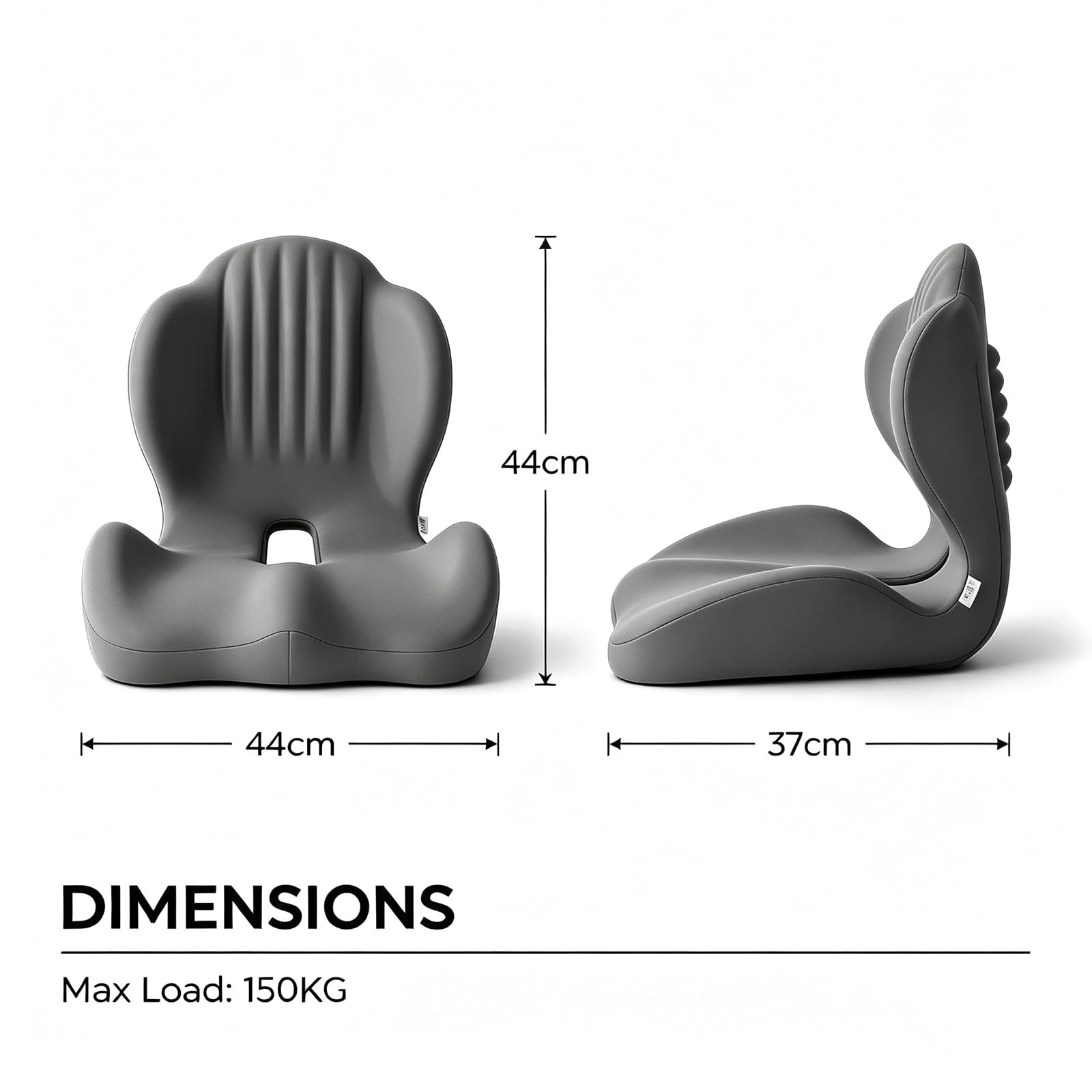Sitzkissen Bürostuhl, Ergonomisches Memory-Schaum Rückenkissen Stuhl, Lendenkissen für Rücken- und Gesäßstütze, Atmungsaktiv, Feste Stützung bis 150KG, für Auto und Gaming Stuhl