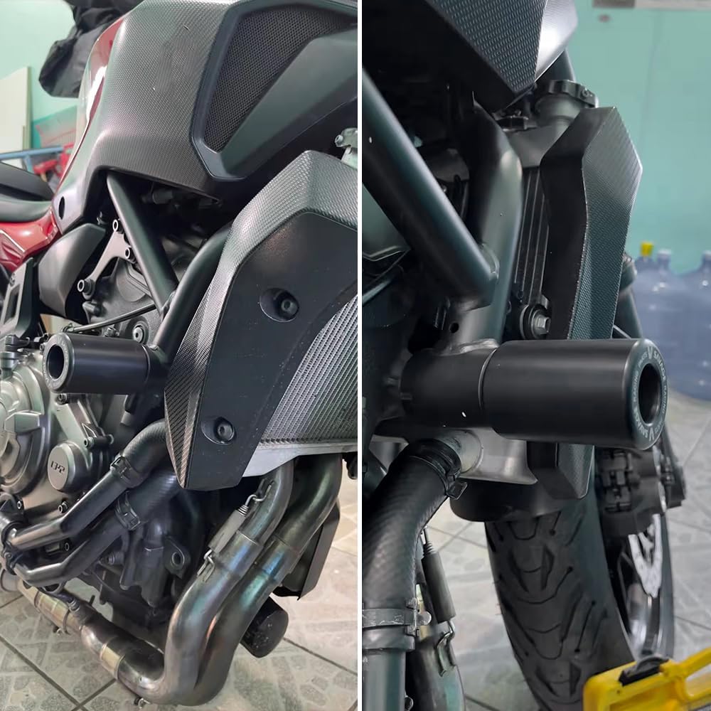 Motorcycle Frame Sliders Compatible with YZF R7 YZF-R7 2021 2022 2023 2024 2025 2026 MT07 MT-07 XSR700 XSR 700 FZ07 TRACER 700 GT Crash Protection Bobbins Pad Falling Protector Accessories