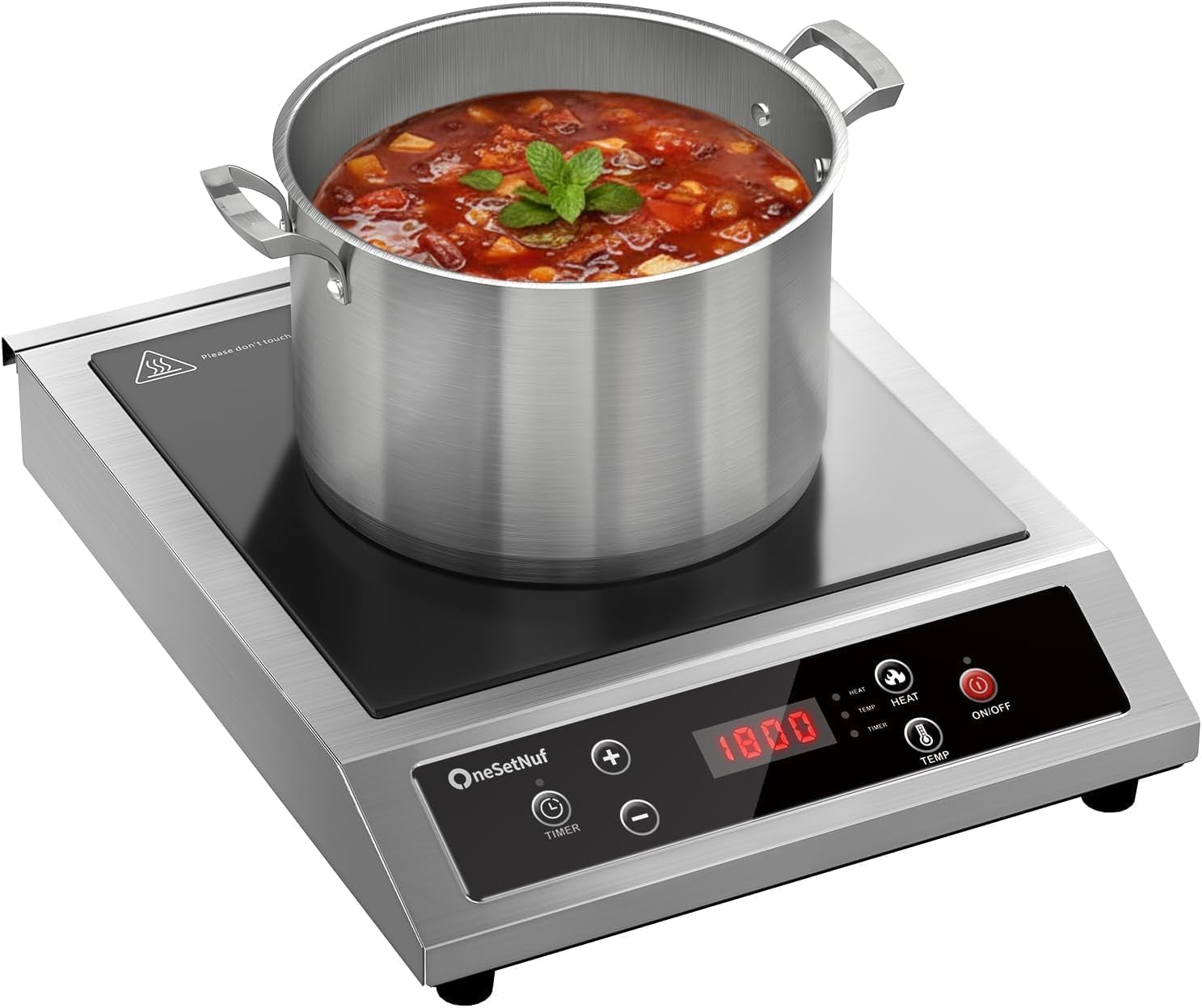 OneSetNuf Stainless Steel Induction Cooktop