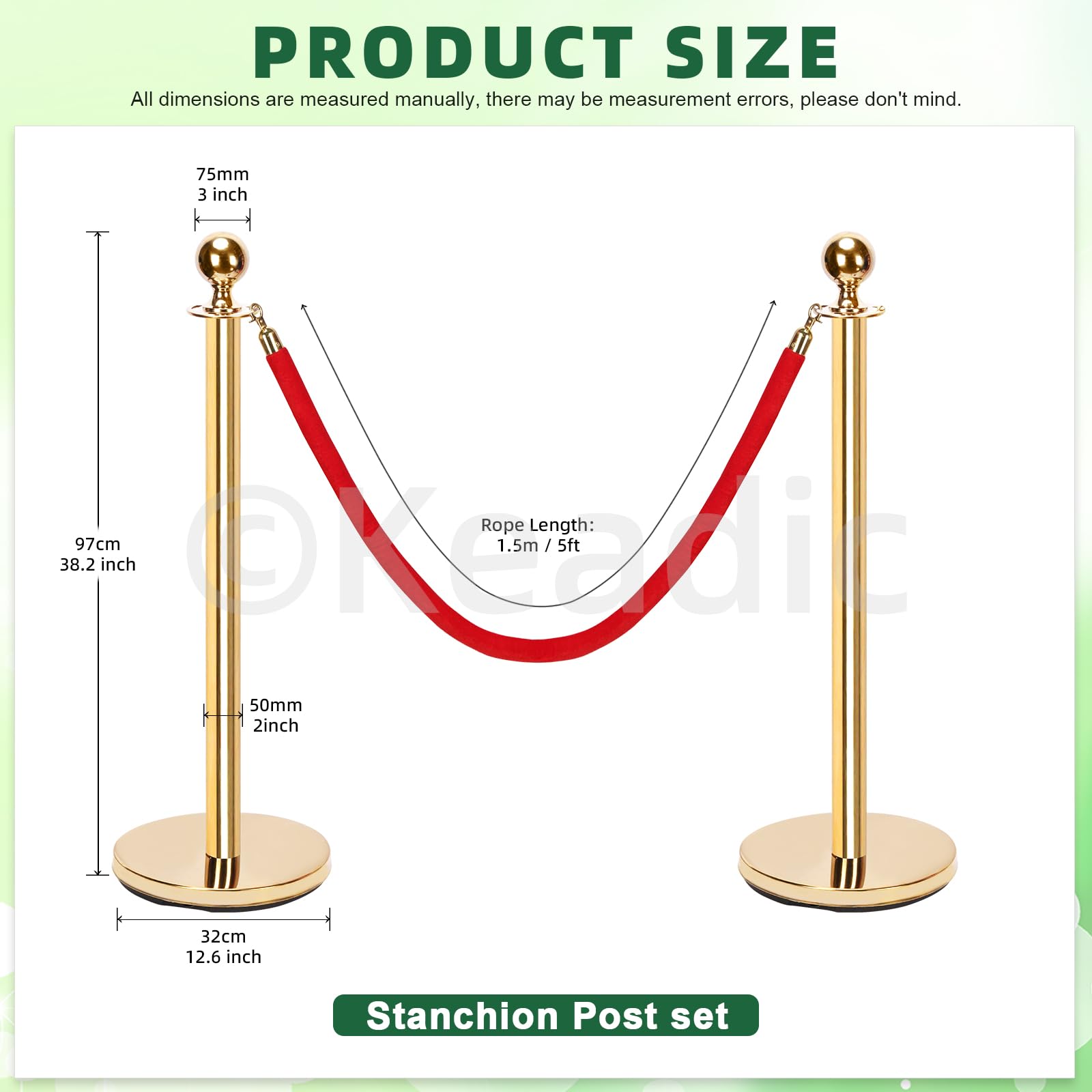 Personalized Crowd Control Stanchions With Velvet Rope, Stainless Steel - Custom Printed | Best Of Signs