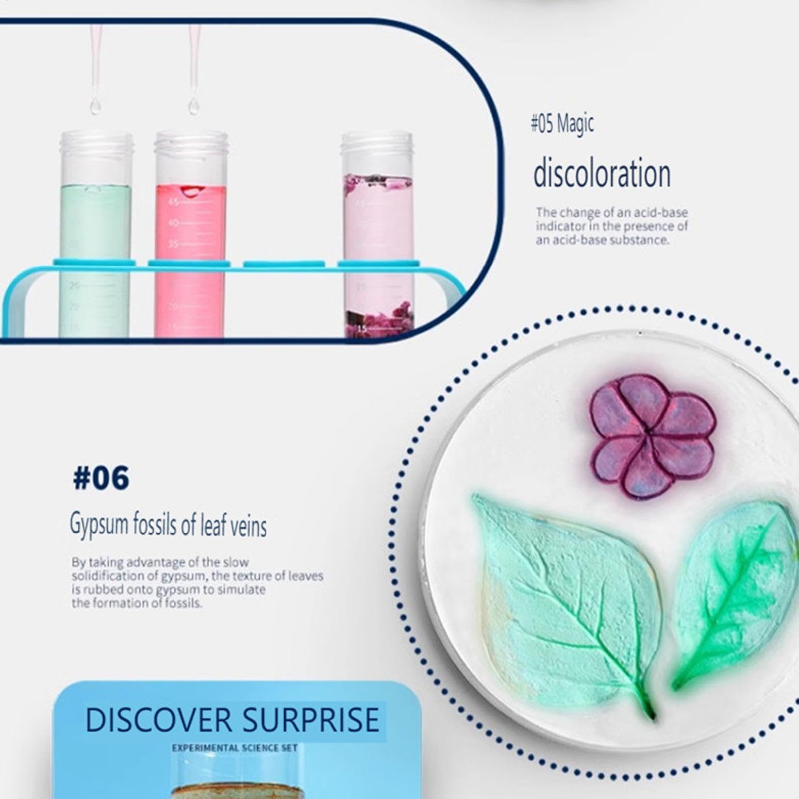 Kit Di Esperimenti Scientifici Educativo Include 132 Piccoli Esperimenti | Kit Scienza Con Progetti STEM Interattivo Per Vacanze, Compleanni, Sviluppo Precoce E