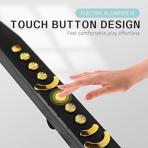 Miniatura 5 de INGPARTNER i9 - Sintetizador de instrumentos de viento digital inalámbrico, instrumento de viento electrónicoEWI con 2 boquillas, 2 digitaciones, 99