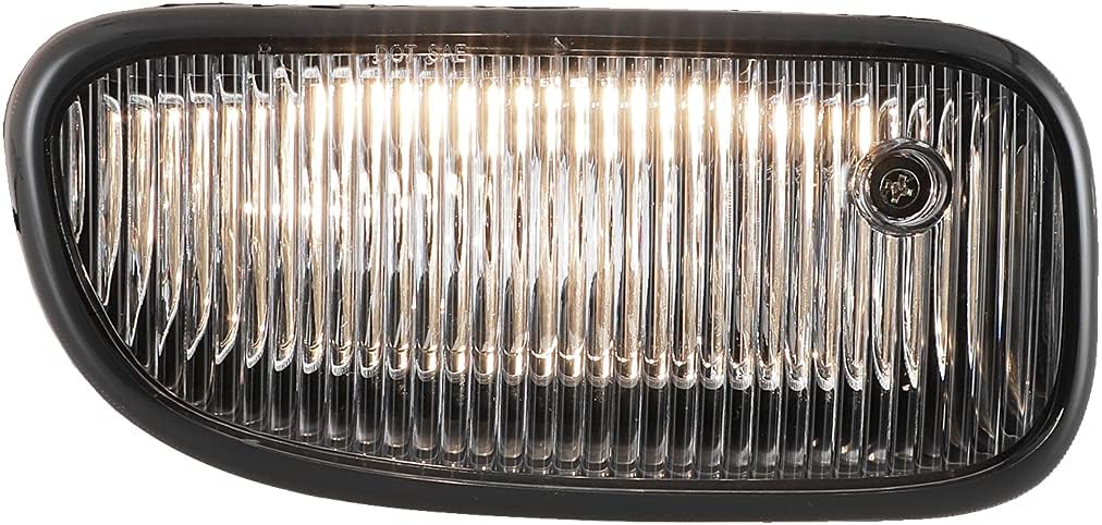 ROXX Fog Lights Fit for Jeep Grand Cherokee 1999 2001 2002 2003, 2 PCS Bumper Driving Light with OE Style Bulb H12 12V53W Driver and Passenger Side Clear Lens