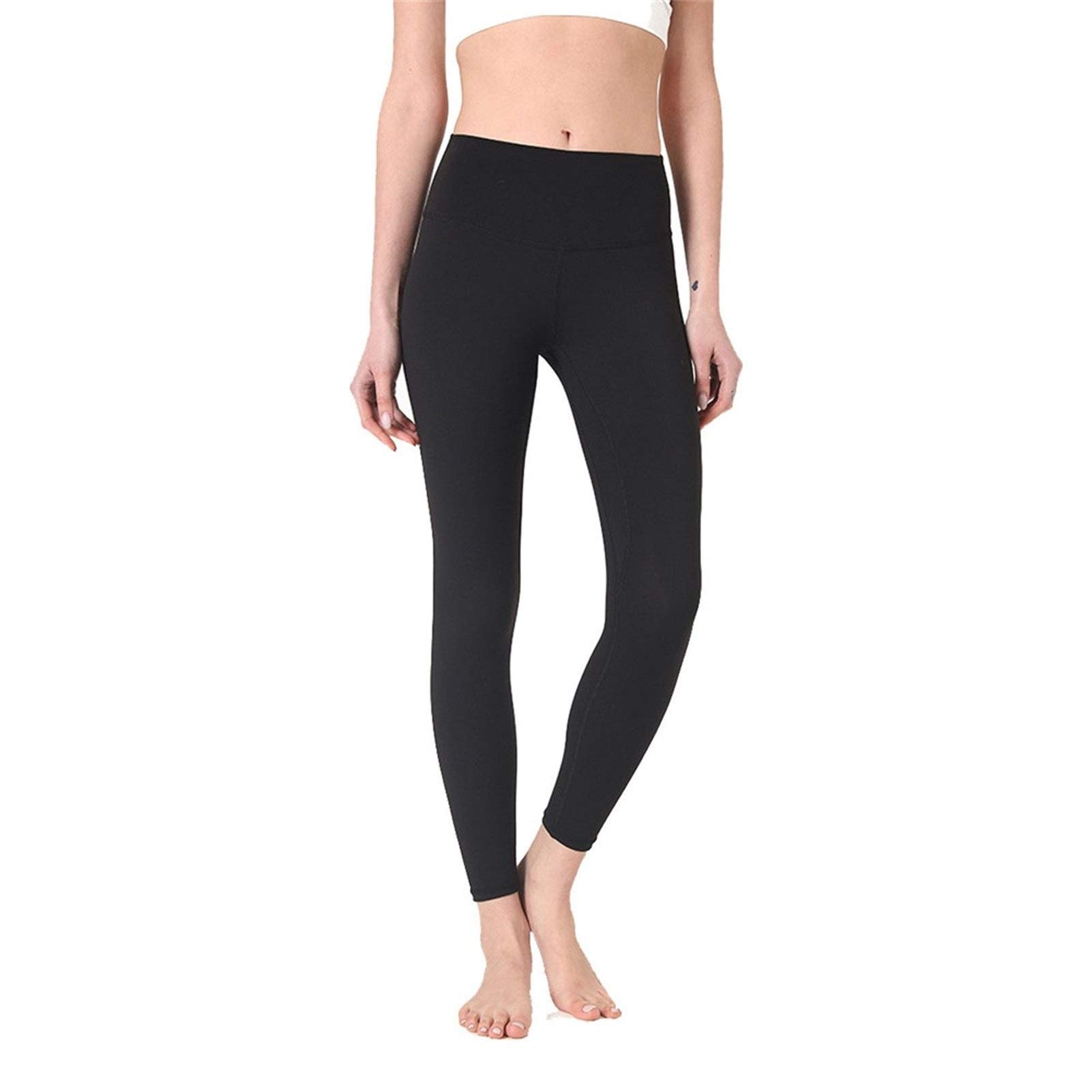 fitness legginsy damskie, Damskie Nagie uczucie Wysokiej talii Legginsy Legginsy Butt Lift Power Flex Slim Jogi Spodnie Aktywne Rajstopy Tummy Control Non See przez rozciągliwe sportowe legginsy do jo