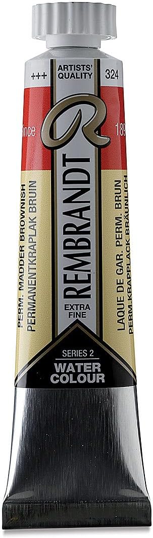 Rembrandt Artist Watercolors - Permanent Madder Lake Brown, 20 ml tube