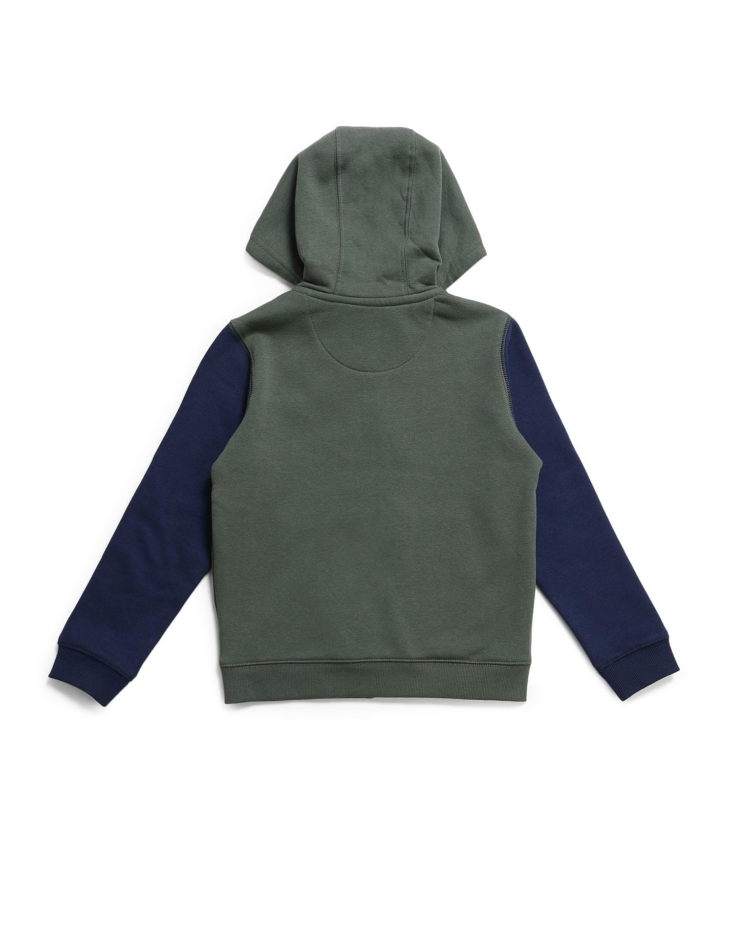 U.S. Polo Assn. Kids Regular fit Cotton Hooded Sweatshirts (UKSWSON0167_Green_11-12Y) 4