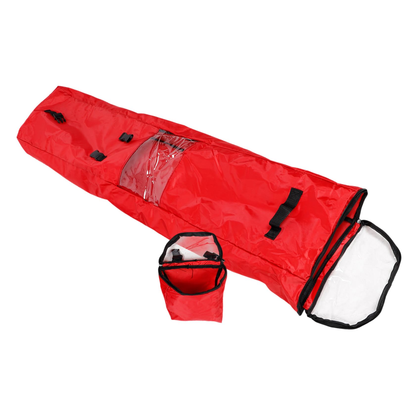 PRETYZOOM Geschenkpapier-aufbewahrungsbeutel mit Verstärktem Boden Reißfestem Material und Reißverschluss Inklusive Abnehmbarer Tasche für Bänder Schleifen und Zubehör Platzsparend für Kleid