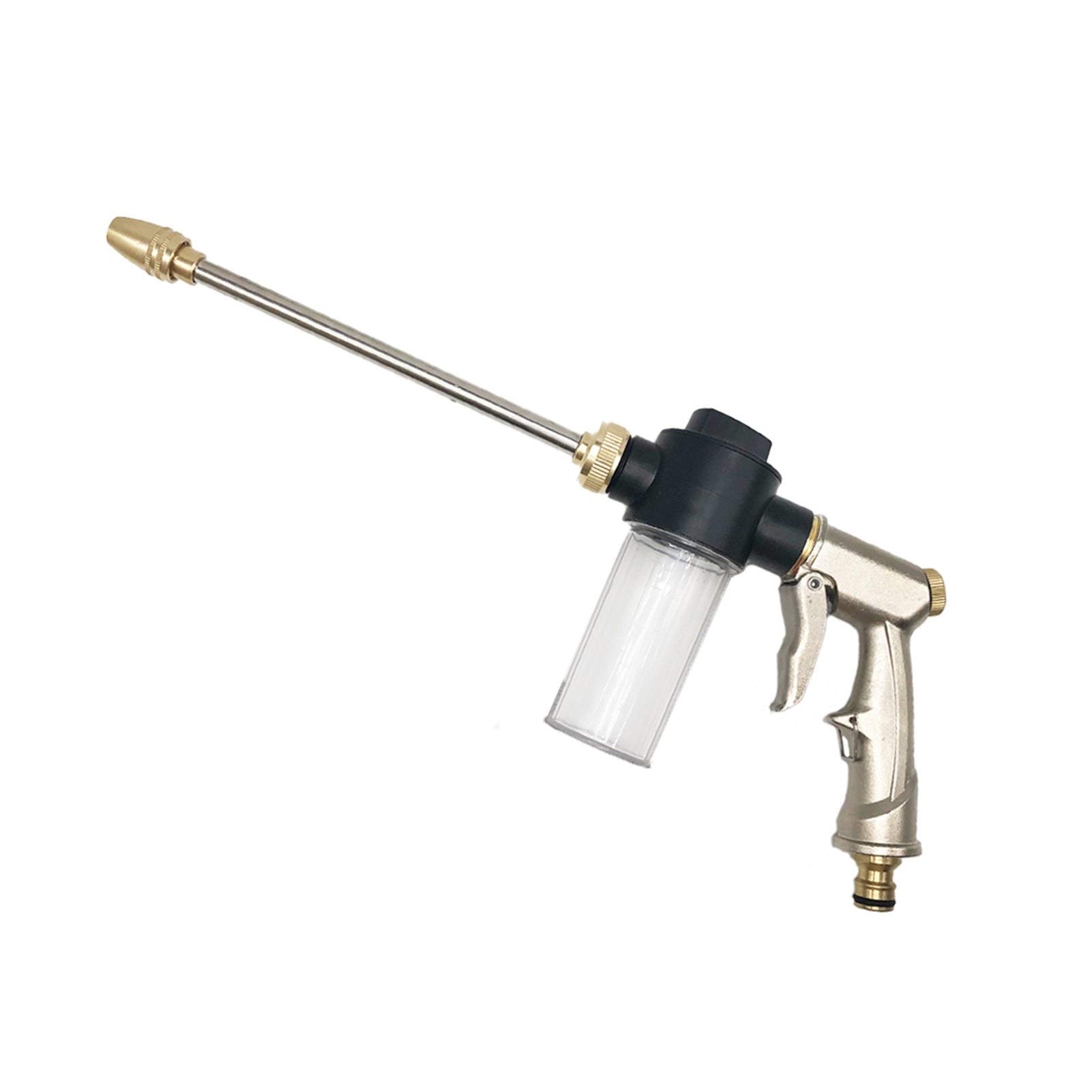 Spruzzatore per irrigazione da giardino Ad alta pressione di acqua Pistola a spruzzo Garden Hose Nozzle regolabile rondella di potere for la pianta del fiore di pulizia della famiglia Rondella 'automo