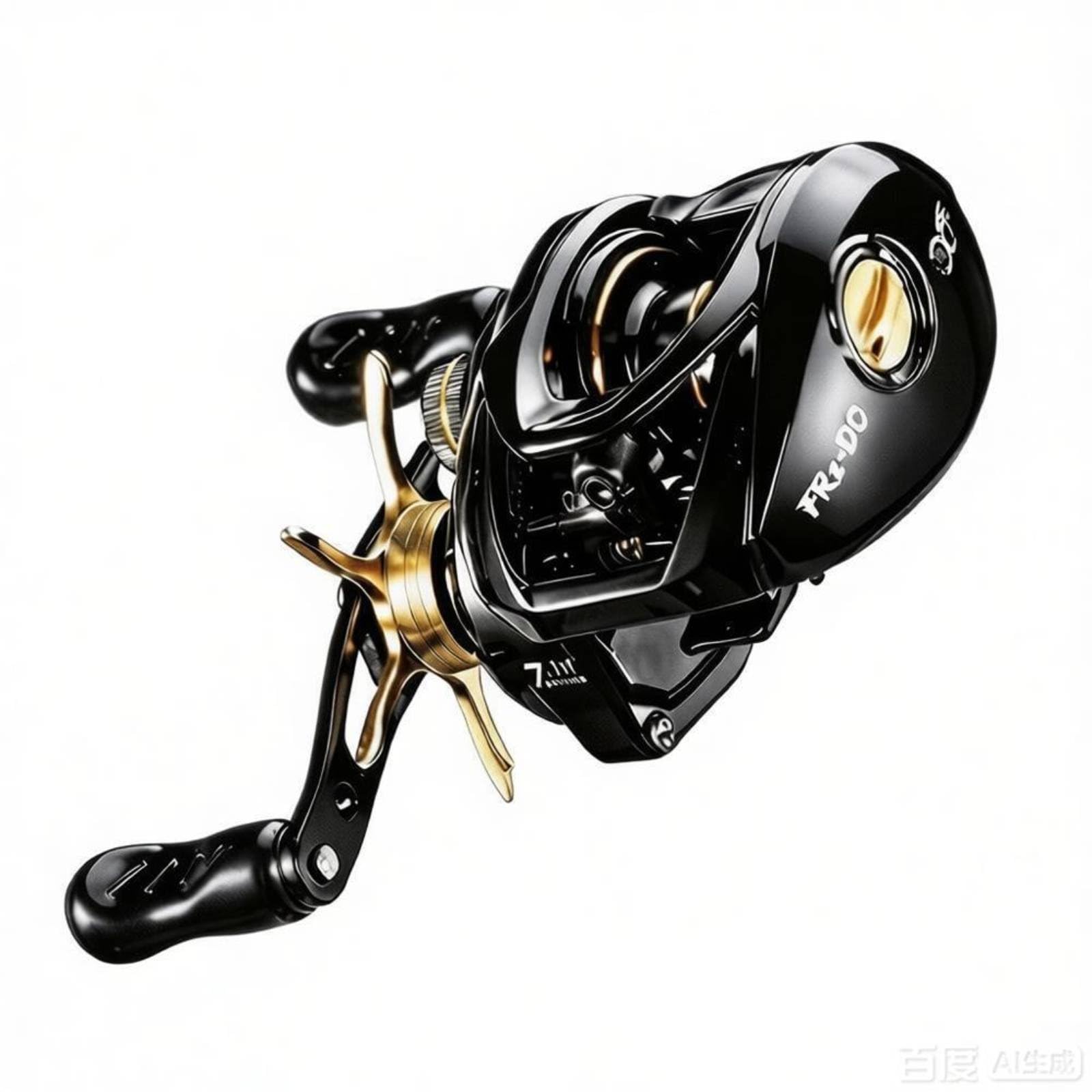 Harilla Carrete de Pesca Innovador Digital Carrete con de Frenado Alarma Clara Integrada Mango Metálico Cómodo Fabricado en