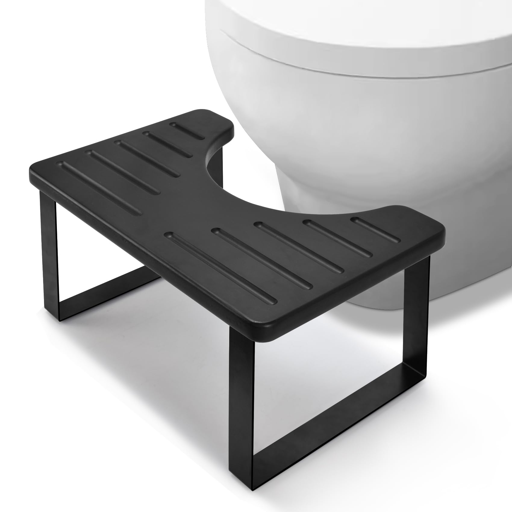 Bambus Toilettenhocker 17cm Höhe | Ergonomischer Klohocker Für Bessere Verdauung