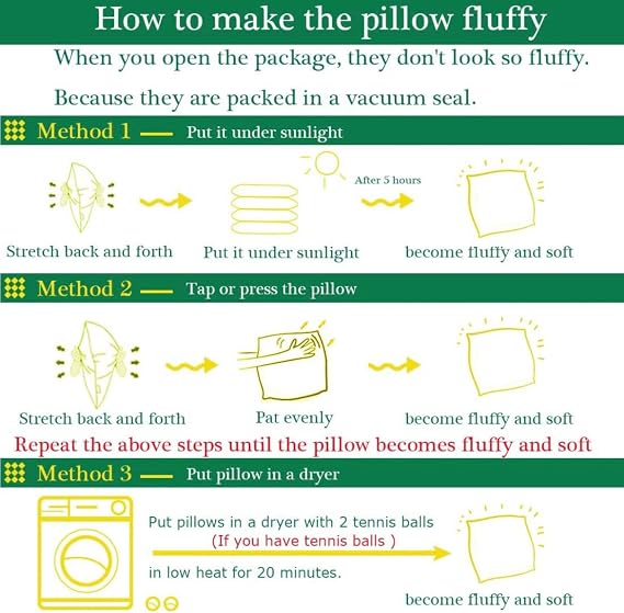 QUBA LINEN Bed Pillows Queen Size: Hotel Quality Set of 2 - Down Alternative Microfiber Filled for Back, Stomach, Side Sleepers Machine Washable, Fluffy and Supportive (White, Queen (Pack of 2))