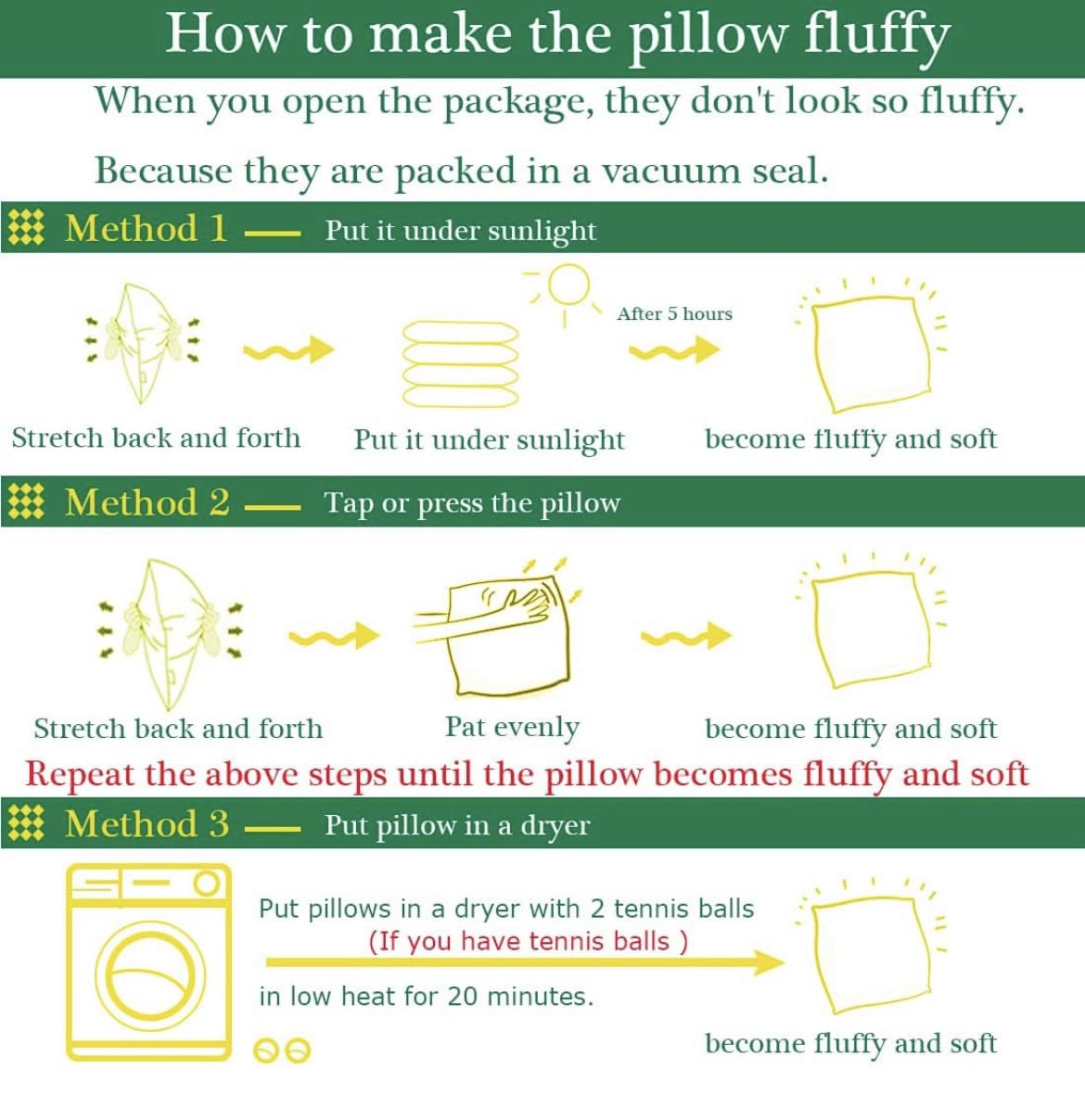 QUBA LINEN 18 x 18 Throw Pillow Insert - Pack of 4 White, Down Alternative Pillow Inserts for Decorative Pillow Covers, Throw Pillows for Bed, Couch Pillows for Living Room (18