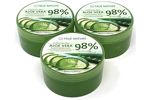 True Nature Aloe Vera 98% Face Body Moisturizer for Tremendously Vibrant Skin