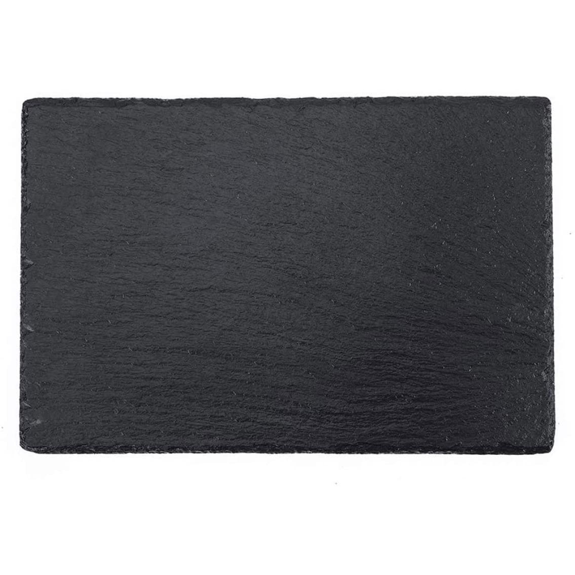 Wedhapy Aquarium Slate Reptile Habitat Rock Tortoise Slate Reptile Basking Platform Feeding Dish Tortoise Feeding Dish Black M
