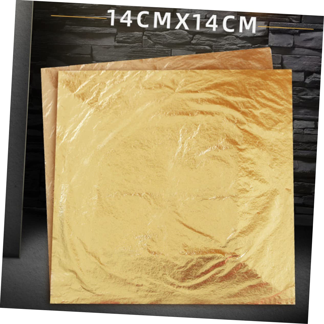 FOMIYES Cute Room Decor Foil Paper 100pcs Imitation Sheets Decorative Foil Sheets for Painting Arts