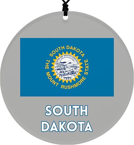 Miniatura 51 de Vermont Christmas Ornament - Festive Design Featuring State Flag - 2026 Hanging Acrylic Disc Decoration for Tree - Unique and Home Decor