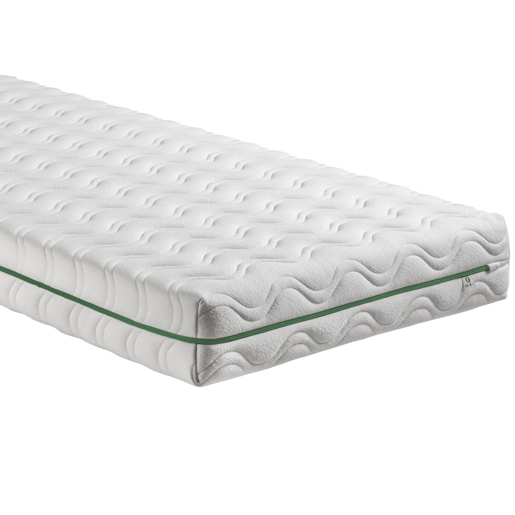 Kadolis Matelas Enfant 90x190x12 cm Aloe R Mousse Latex 2 Faces Couchage Housse Amovible Lavable OekoTex Fabriqué Espagne