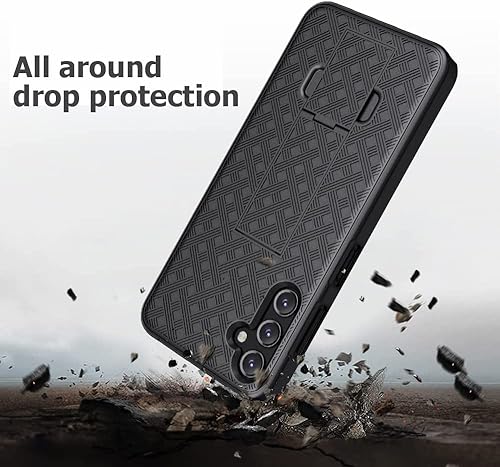 Miniatura 6 de Funda para Samsung Galaxy A54 5G, funda con clip para cinturón Zase diseñada para Galaxy A54 5G, resistente, súper delgada, resistente, funda