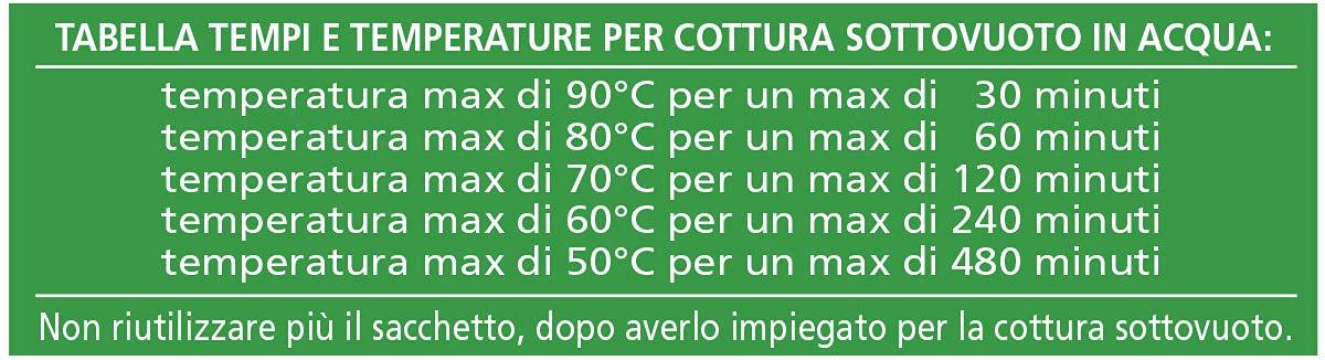MACOM, Confezione 50 Sacchetti goffrati 20 x 28 cm per la conservazione Sottovuoto alimenti e cottura, Forever Fresh 702C, Bags 50 (Confezione da 2)