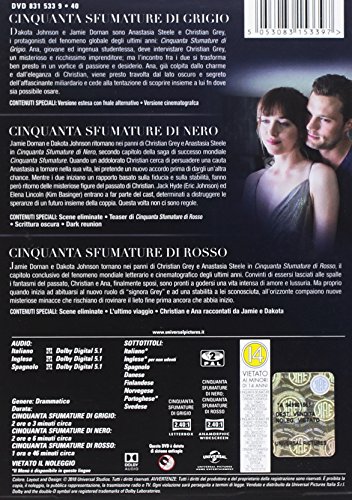 Cinquanta Sfumature (Trilogia) (Box 3 Dvd)
