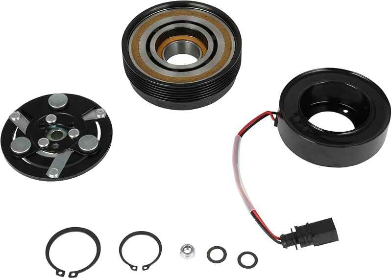 Kit de embreagem do compressor do ar-condicionado cciyu para Volkswagen Jetta 1.8L 2001–2005 – 1 unidade