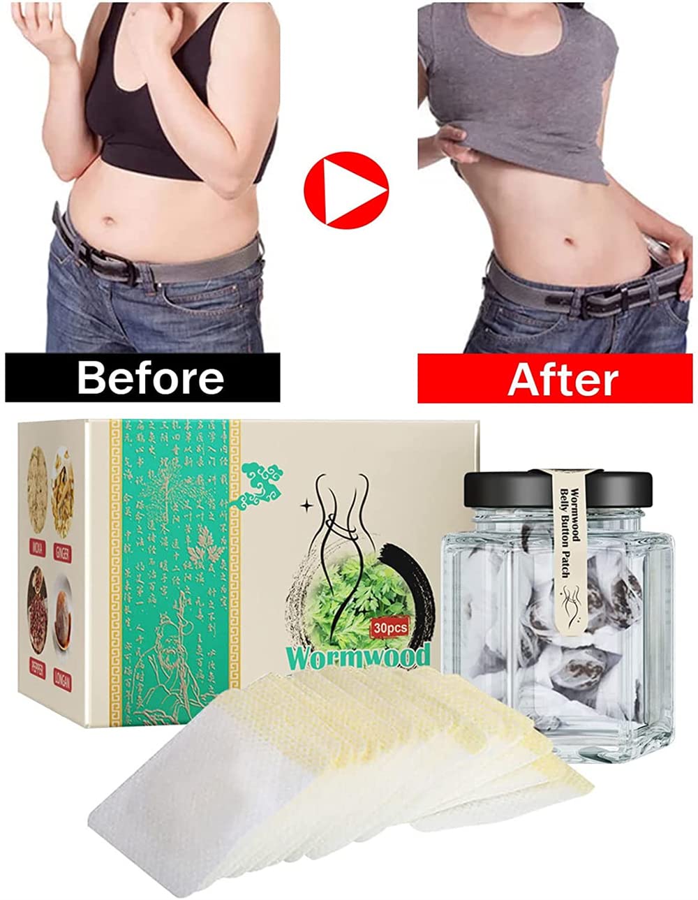 90pcs Fast Weight Loss Patches,Effective Ancient Remedy Healthy Detox Slimming Belly Pellet,Perfect Detox Slimming Patch,Natural Herbal Chinese Medicine Belly Sticker