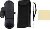 RiToEasysports Telescópio Monocular, Monocular de Alta Potência Com Zoom de 6x a 18x Com Lente Totalmente Multirrevestida e Armadura de Borracha para Observação de Pássaros, Caça,