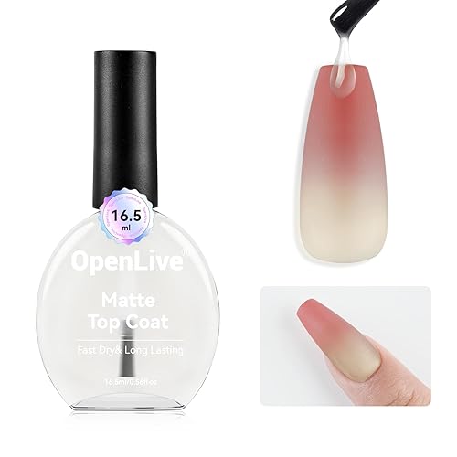 OpenLive 16.5ml Matte Top Coat Quick Dry No Chip Long