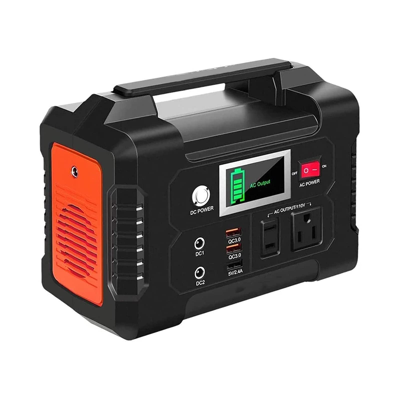 Centrale Électrique Portable 110V, Chargeur De Batterie De Générateur 200W 40800Mah Alimentation En Énergie Extérieure Pour Les Urgences De Camping En Plein Air RV Accueil