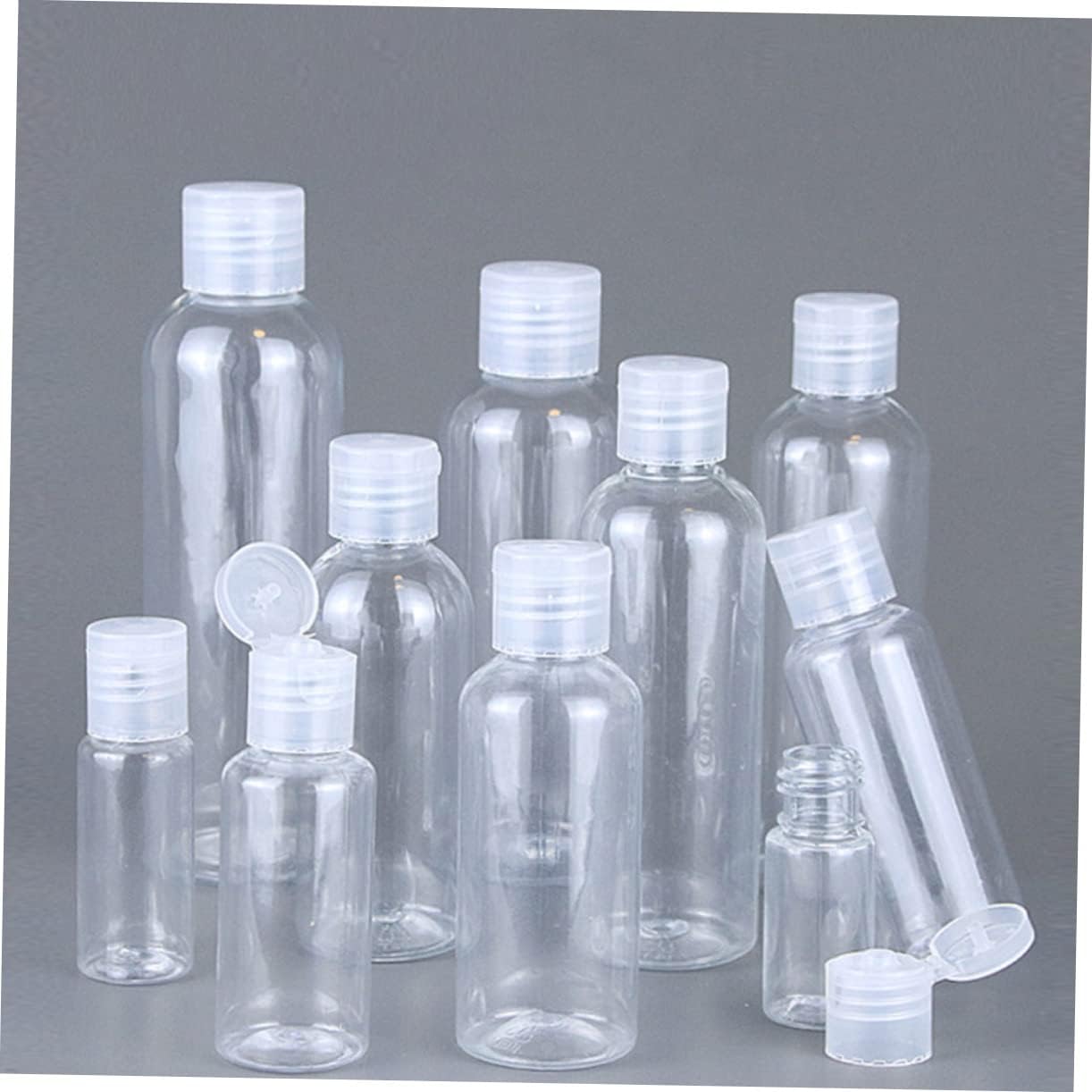 Mikinona Xmas 12pcs 120ml Refillable PET Flip-top Plastic Bottle image 2