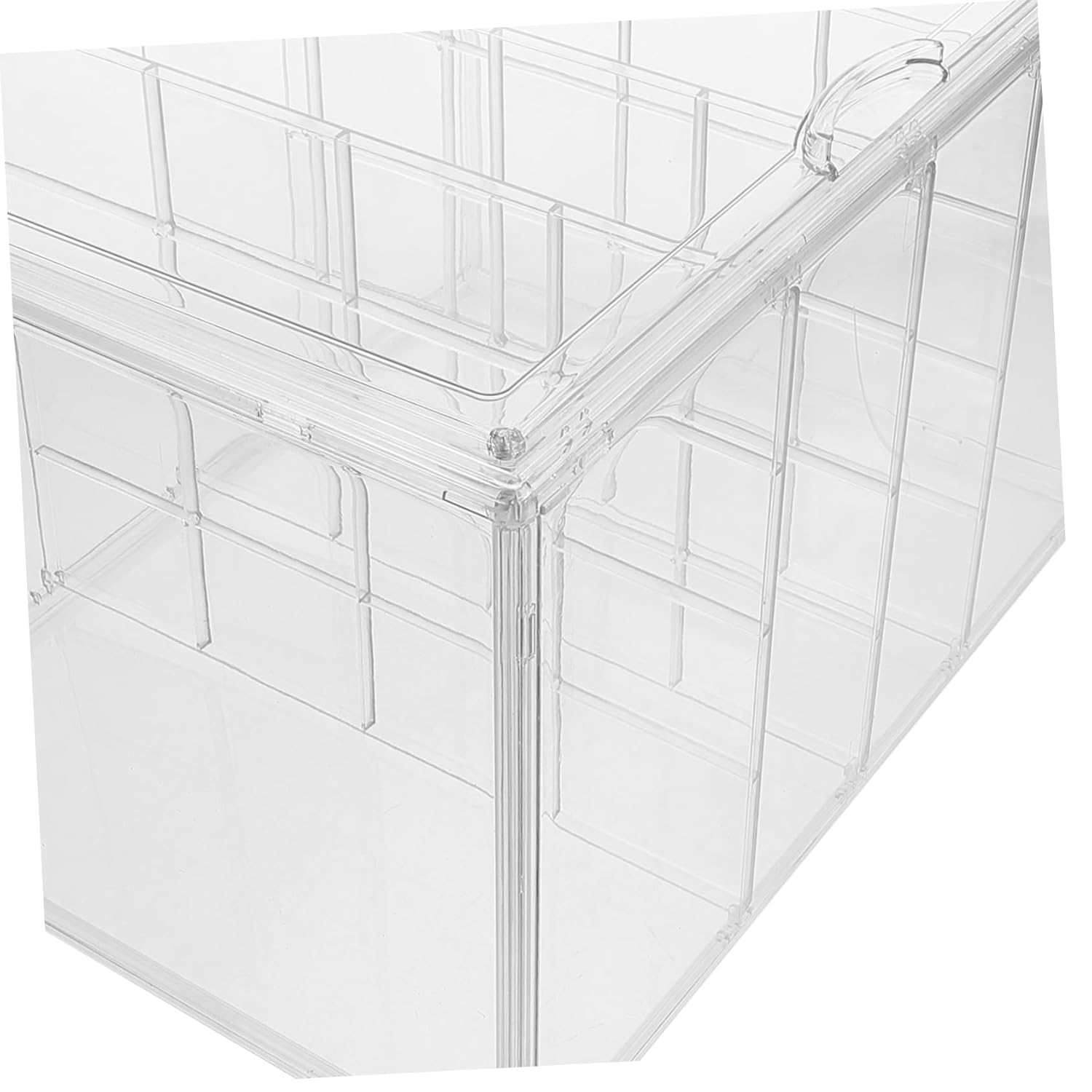 Healifty Elegant Bakery Display Case Countertop Storage Cake Container Bread Box Food Holder for Cookies Desserts