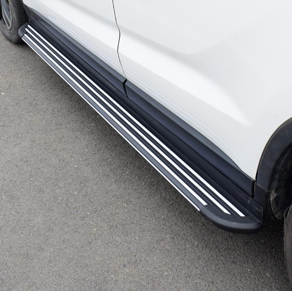 2PCS Running Boards Step Bars Side Pedals Compatible with Audi Q7 2006-2015 Aluminum