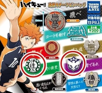 ハイキュー!! ピンバッジセット 10個・13個 Amazon.co.jp: ハイキュー!! 伊達工 白鳥沢 校章ピンバッジ 2個