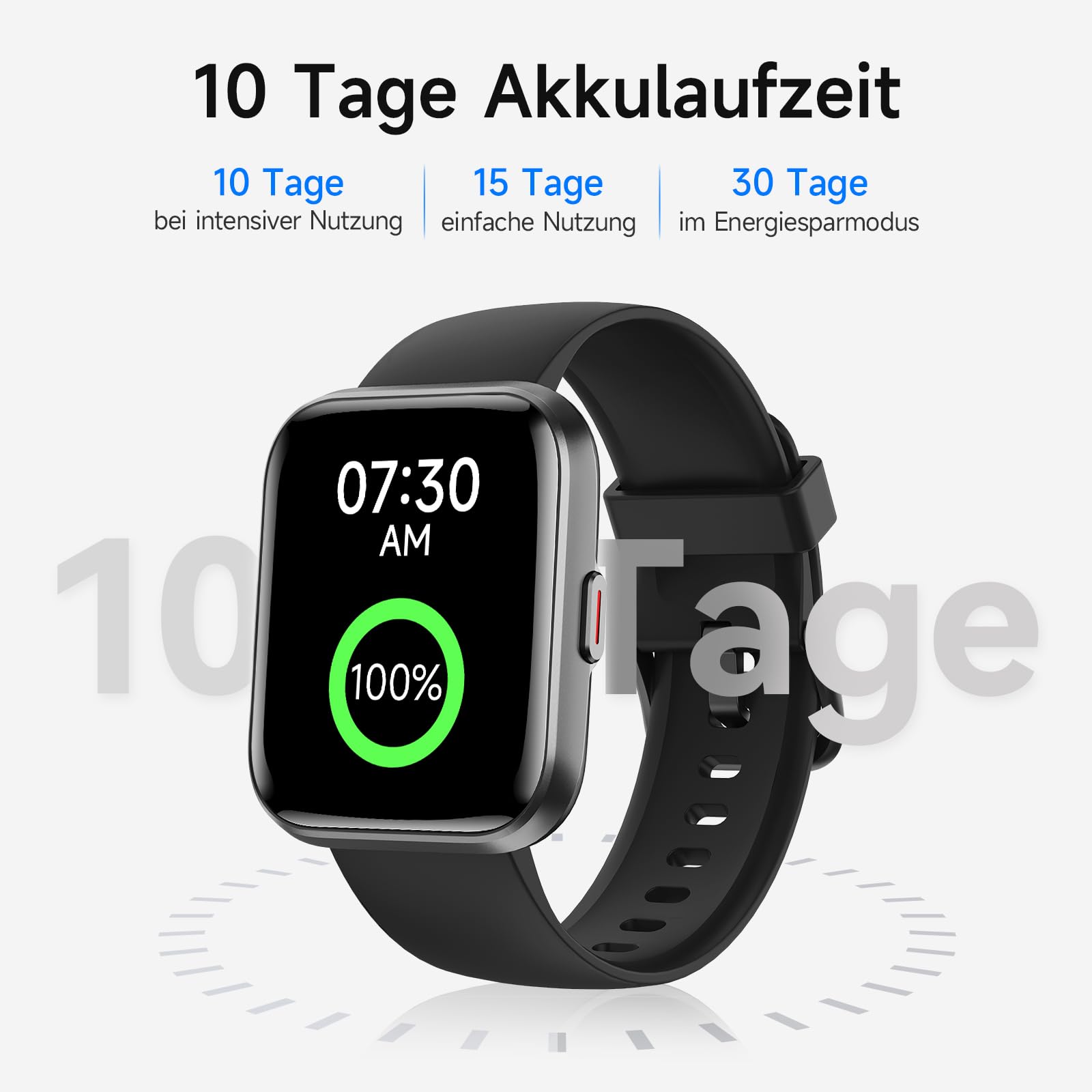 Woneligo Smartwatch Herren Damen, Smart Watch mit Telefonfunktion Alexa, Fitnessuhr mit Herzfrequenz Schlaf SpO2 Schrittzähler 110 Sportmodi IP68 wasserdichte, Sportuhr für iOS Android