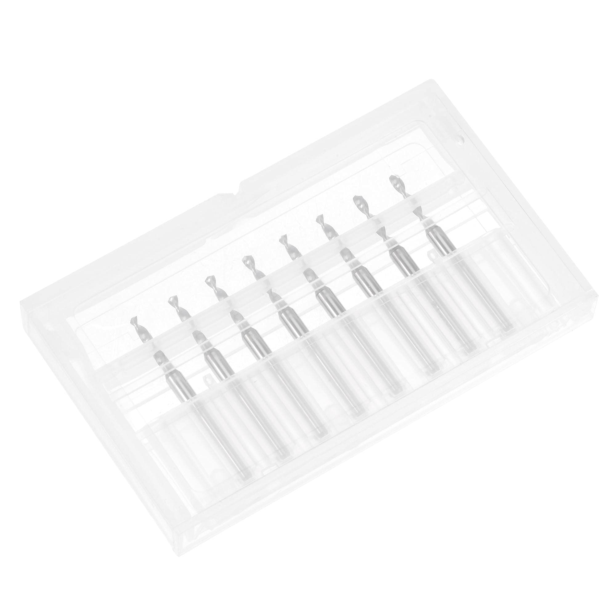 Forets Tungstène Carbure 2.05mm - 8 Pièces - Pour Circuit Imprimé Gravure - Neuf Uxcell