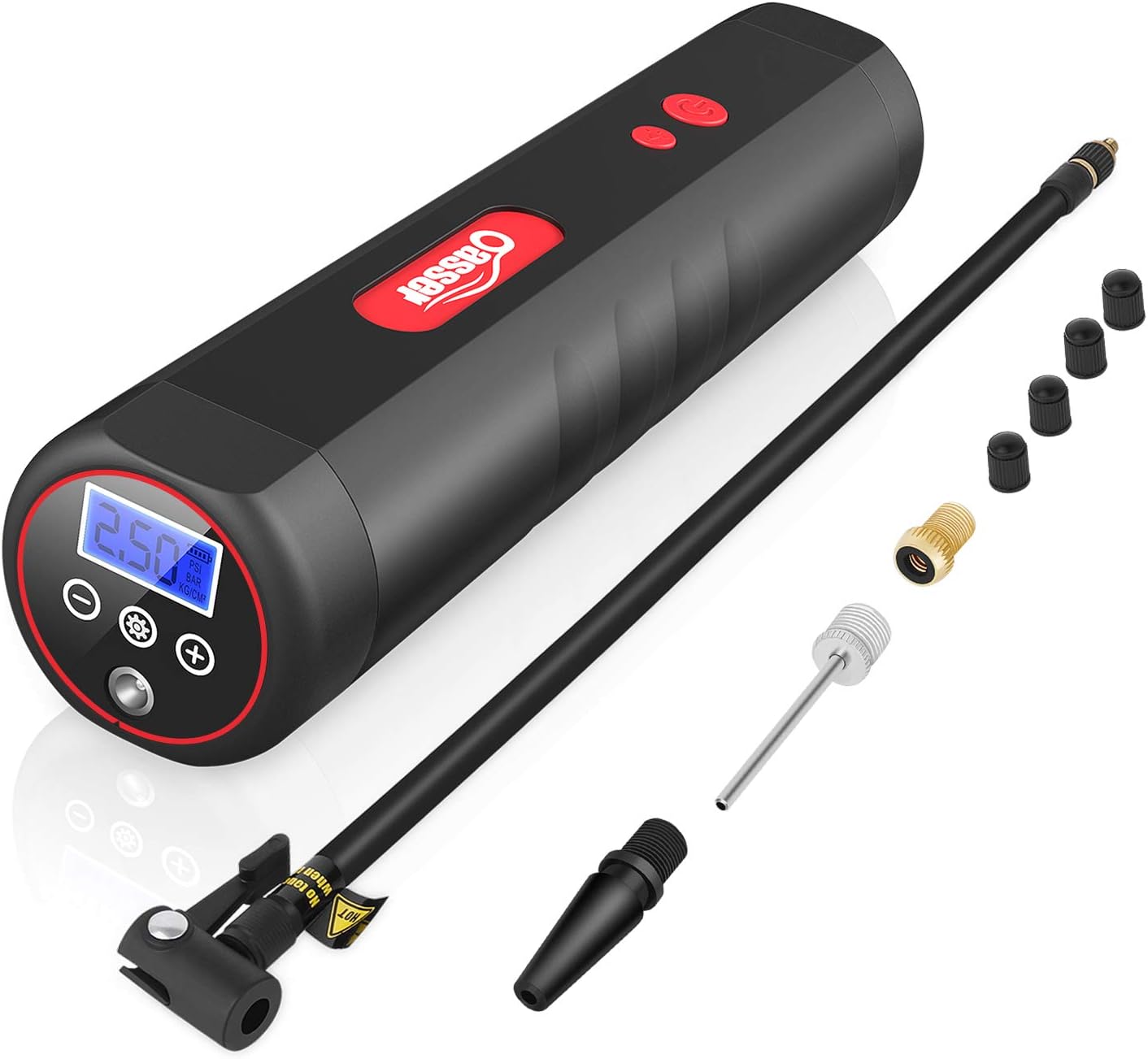 Yyton Akku Kompressor Elektrische Luftpumpe, 10 Bar 150 PSI Reifenpumpe