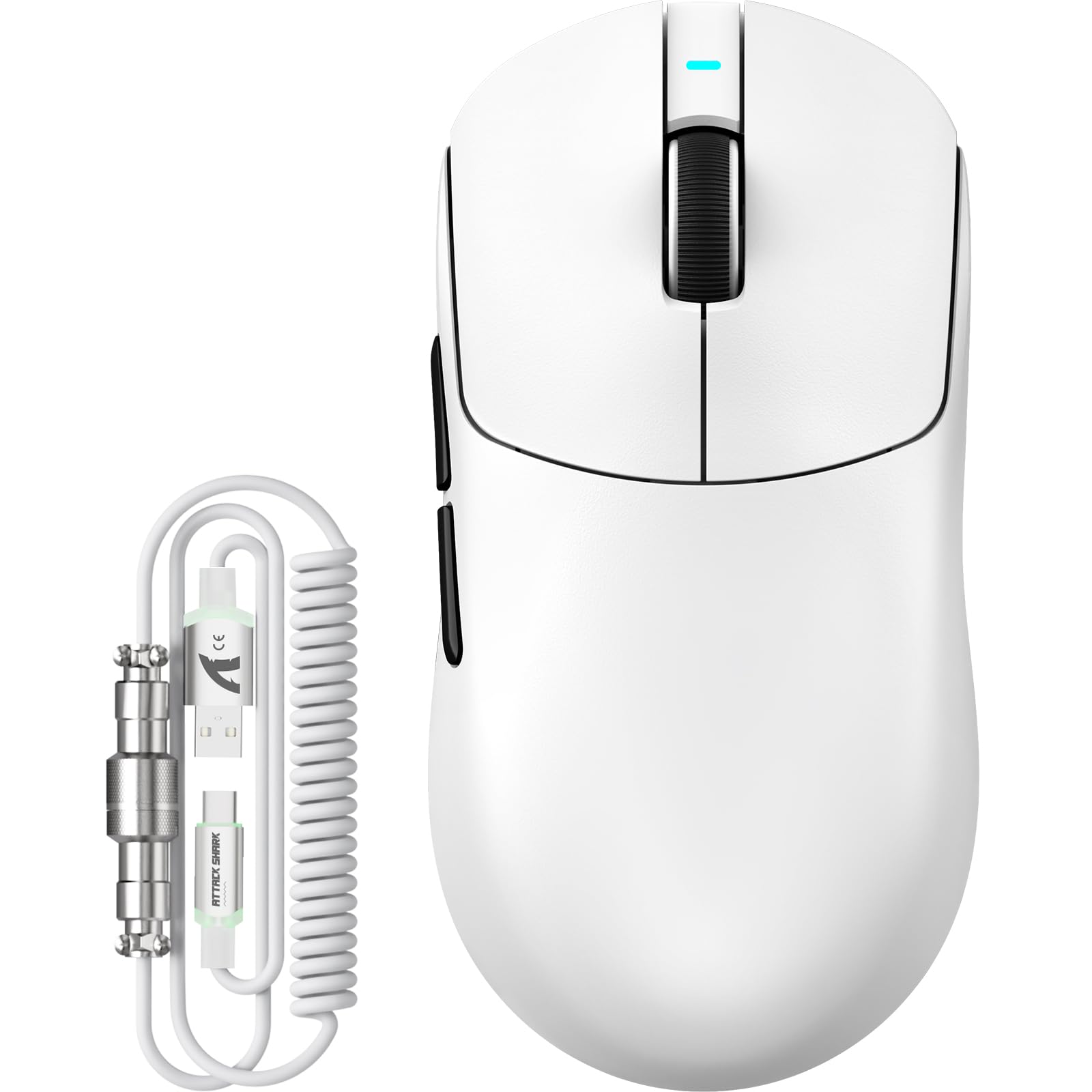 ATTACK SHARK X2 Pro Souris Gaer Sans Fil Avec Station De Recharge, Silent Souris Bluetooth (Tri