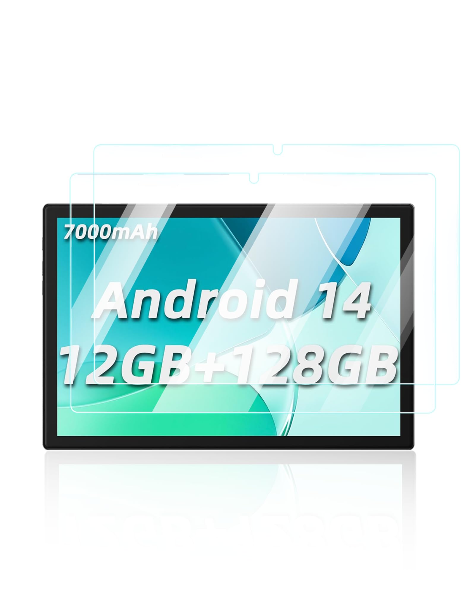 Screen Protector for plimpton PlimPad P60 Pro 10.1 Inch Android 14 Tablets,UYRUREL Anti-Scratch 9H Hardness Touch Sensitive 2.5D Rounded Edges Bubble