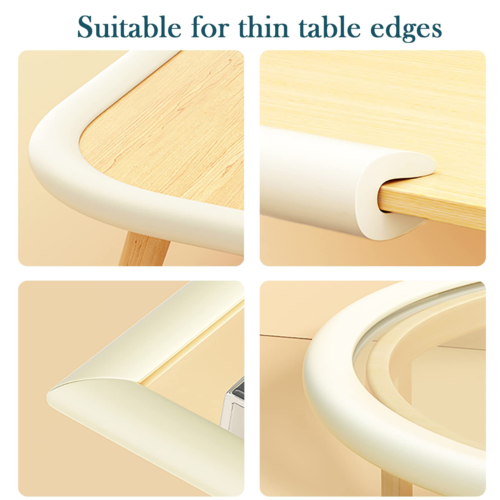 Protezioni Per Bordi E Angoli In Schiuma A Forma Di U, 2 Metri, Beige, Per Mobili E Camini, Baby Safety
