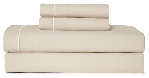 Casual Living Queen Sheets Set 4 Piece Cooling Sheets with 2 Pillowcases Soft Microfiber Hypoallergenic Washable Bed Set