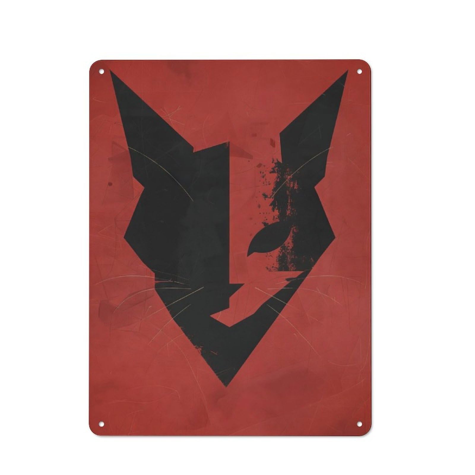 Junmoney The Order Of The Cat Retro Metal Wall Sign 40X30cm With For Garage Wall, Suited To Garage Decor Collectors