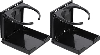 2pcs Cup Holder for Foosball Table with Nonslip Abs Design, Universal Compatibility Desk Bottle and Cup Stand, Tabletop Beverage Organizer for Game Night and Office