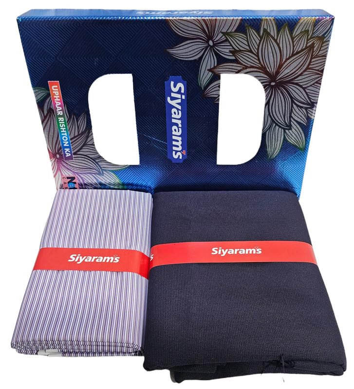 siyaram's Shirt & Trouser Fabric in Box Packing (Shirt-2.35 m, Pant-1.25 m)-picture-43