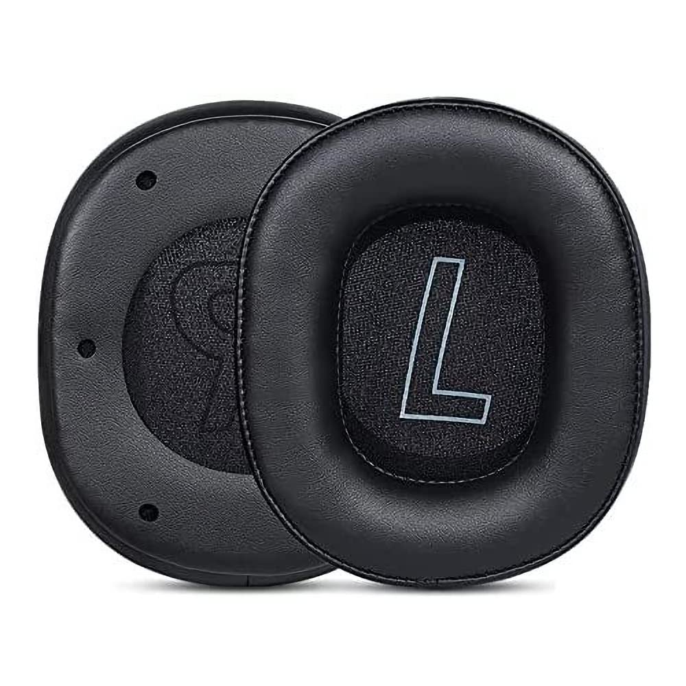G2 Earpads Replacement Protein Leather Memory Foam Ear Pads Cushion Cover Compatible with Edifier Hecate G2 Gaming Headsets (Black L/R Printed)