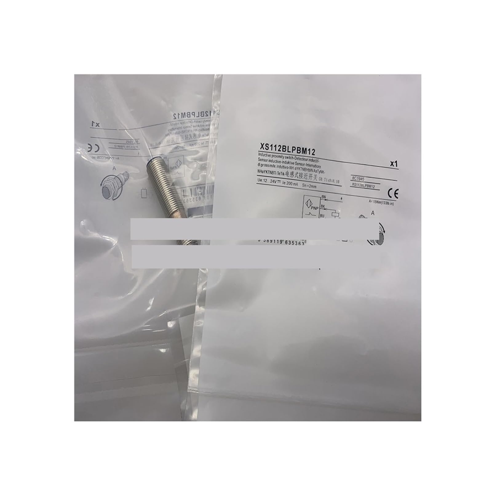 Arrêt machine évité avec capteur proximité XS112BLNAM12 inductif M12 NPN - 2