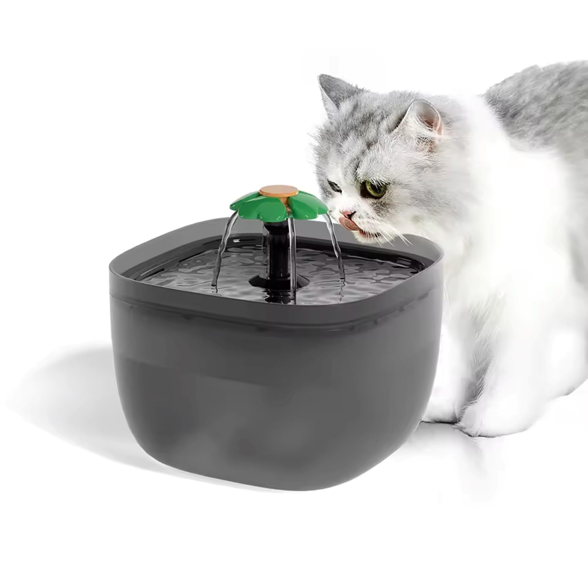 キャットフード mana Pet Supplies : GALAX6 Pet Water Fountain W7, 67oz / 2 Liters
