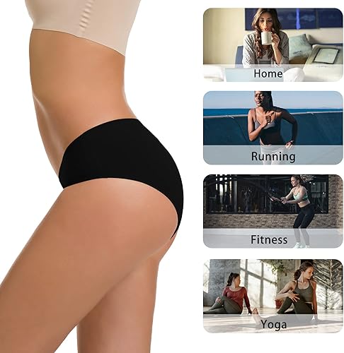 Miniatura 6 de LALESTE Ropa interior de algodón sin costuras para mujer calzones invisibles sin línea de bragas paquete de 6