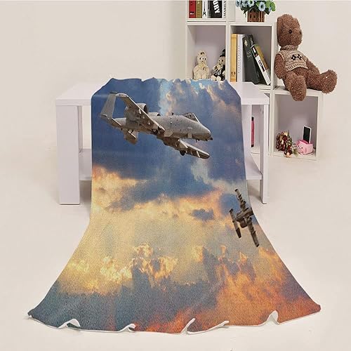 Miniatura 8 de Manta para sofá de otoño, manta de cama de avión individual, aviones que vuelan en el aire, aviación amorosa, helicópteros, aeropuerto, esponjosa y